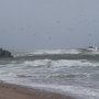 <p align=left>Oh! jour gris, jour venteux, la mer gronde.